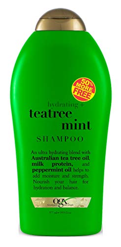 Ogx Shampoo Tea Tree Mint 19.5 Ounce (577ml) (Pack of 6)