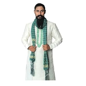 Indian Traditional Kurta Sherwani Dupatta Shawl Scarf For Men (Only Dupatta)