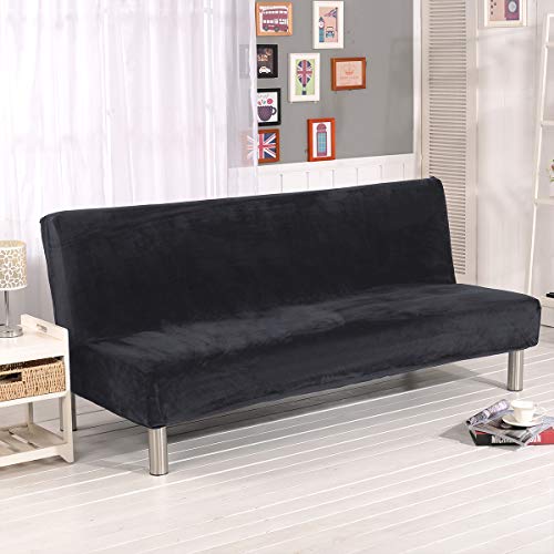 WINS Fundas Sofa Clic clac Elastica Fundas sofá Cama sin Brazos Grueso Funda de sofá elástica sin reposabrazos Plegable