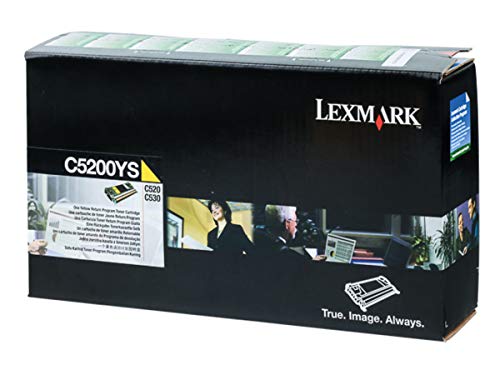 Toner yellow Lexmark Optra C 530 cartouche de remplacement C5200YS jaune laser