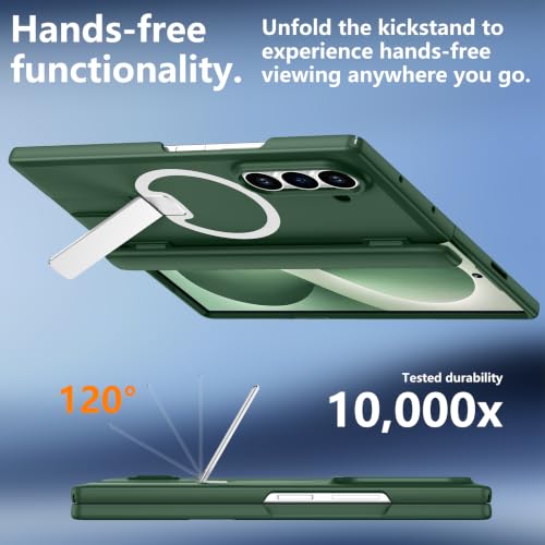 For Samsung Galaxy Z Fold 8 Ultra Case with Kickstand & Screen Protector by MOZOTER - Used condition - Image 7