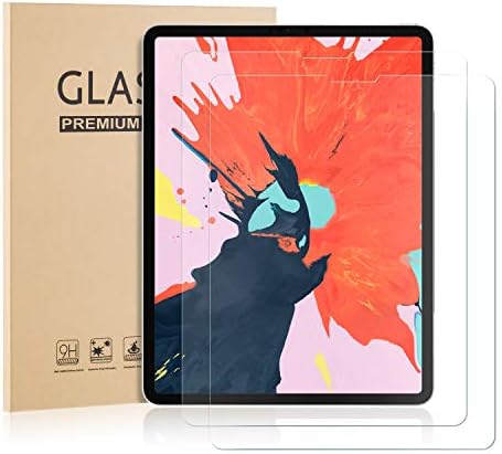 HISSP [2 Pack] Screen Protector for iPad Pro 11 [Work with Face ID & Apple Pencil] - Tempered Glass/High Definition/ 9 Hardness