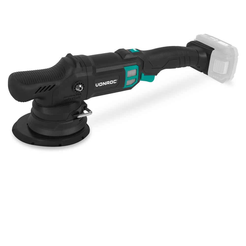 VONROC PM511DC, polisseuse à double action sans fil, 20 V, 7 vitesses