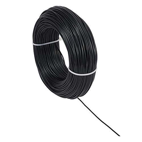 Fashewelry 328 Feet 15 Gauge Aluminum Wire Black Bendable Metal Craft Wire For Beading Jewelry Craft Making (1.5Mm) #TOP2