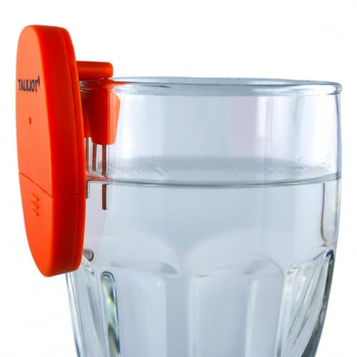 TalkJoy Füllstandswarner für Getränke mit akustischen Warnsignal, Überlaufschutz mit Pieper, geeignet für Blinde, Senioren, Sehbehinderte und Kinder, bis 100 °C