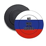besuchen Sie uns. RUNDER MAGNET. KEINE KRIEGSRUSSISCHEN FLAGGENSÄTZE MEHR UKRAINE