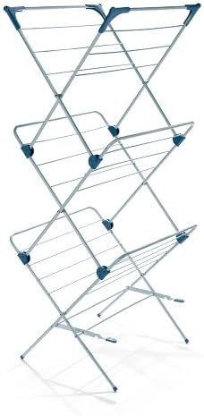 Polder DRY-4064 3-Tier Free Standing Clothes Drying Rack with Mesh Garment Dryer