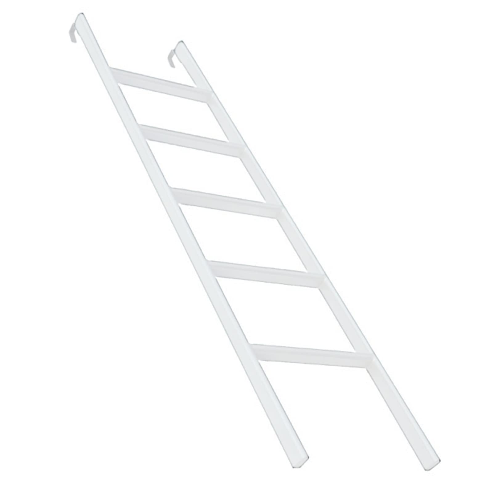 Échelle de lit superposé stable blanche contre les chutes de hauteur