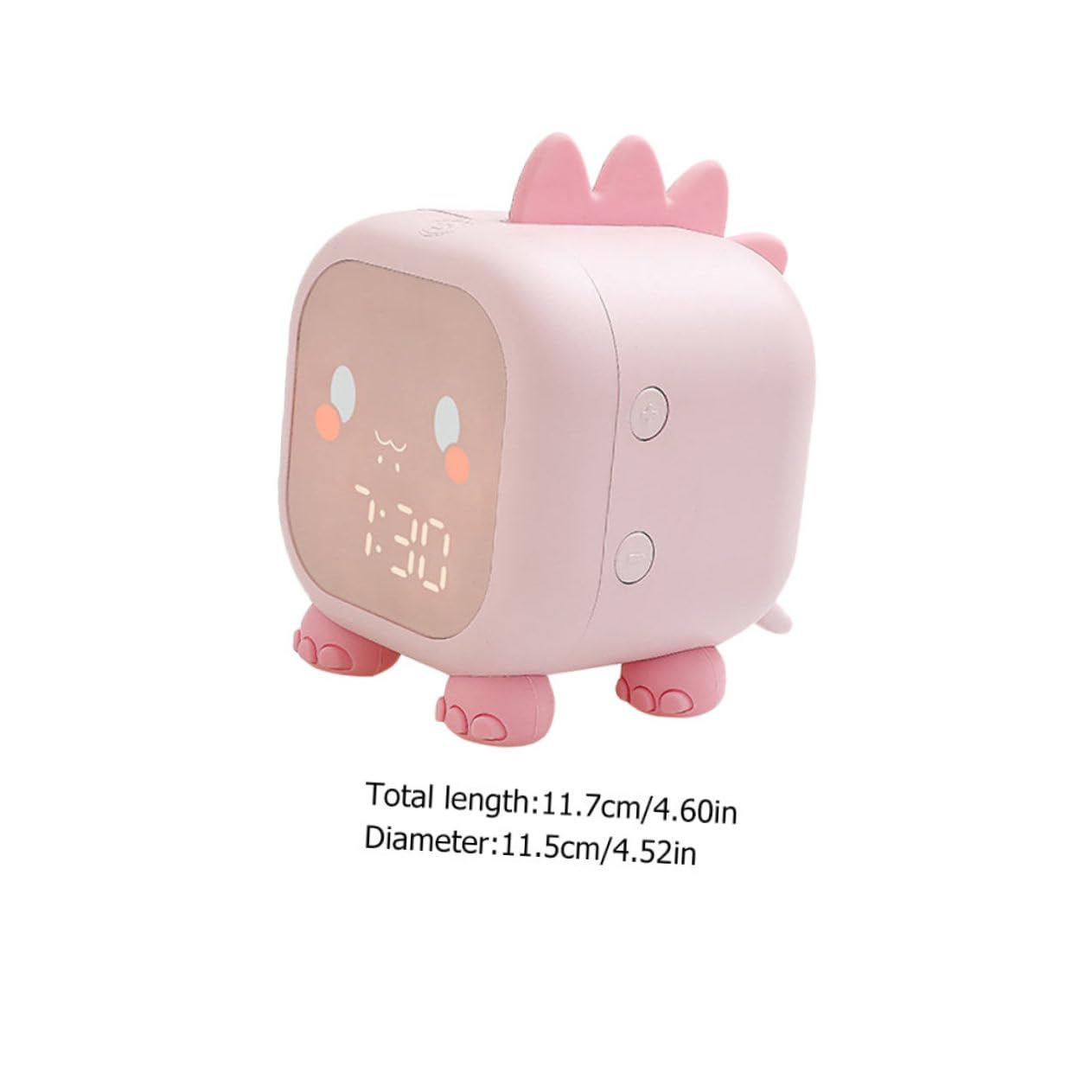 Despertador Digital USB de Silicona Rosa para Niños, 1 Pieza