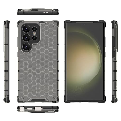 Image of Glasgow Back Case Cover Compatible with [ Samsung Galaxy S24 Ultra 5G ] (Stylish Design) - Black