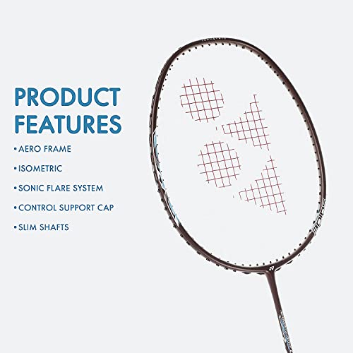 Image of YONEX I-Series Graphite 1 Nanoflare Lite 29iS Badminton Racket with 1 Can Mavis 2000 Shuttlecock Badminton Combo Set (Red)