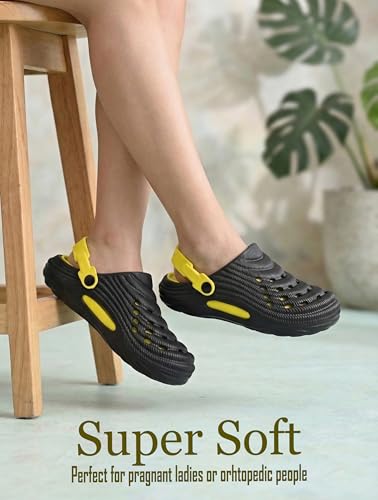 Image of Super Soft Kids Clogs Ultra Lightweight with Adjustable Back Strap Design Soft Cushioning & Anti-Slip Grip Slippers for Kids Playtime Comfortable Indoor & Outdoor Stylish Clogs BBSAP-2
