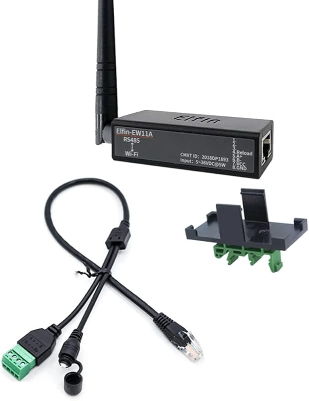 Jevina EW11A-0 RS485-WiFi Konverter Modul - Modbus Protokoll Támogatás, 460800 bps Adatátvitel, Vezeték Nélküli Hálózati Szerver Eszköz Szám