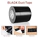 Heavy Duty Black Duct Tape 6inchx 55Yds （164ft)Wide, Black Heavy Duty Wide Duct Tape， Strong, Flexible, No Residue Industrial Grade,Waterprooft,UV Resistant for Home Improvement,Repairs& Projects