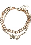 Urban Classics Zodiac Golden Anklet Virgo Frauen Fusskette goldfarben S-M