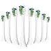 Produktbild Ersatzbürsten, 8er Pack für Sonicare Zahnbürstenaufsatz, Elektrische Ersatzbürsten Fit DiamondClean, FlexCare, EasyClean Medium Härtegrad Bürstenköpfe