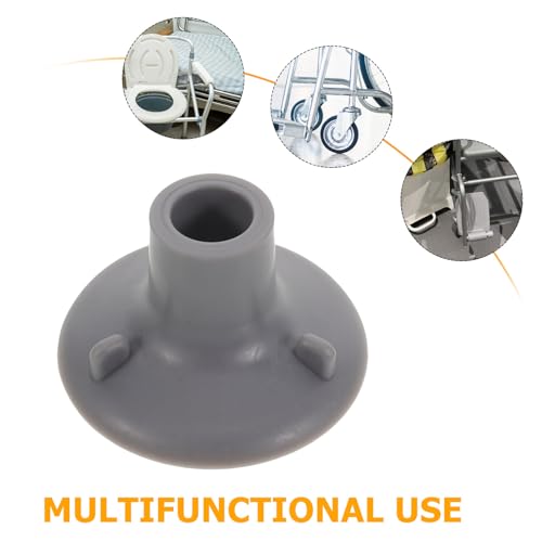 Embouts de chaise de bain bleus 24mm par 4 antidérapants pour la douche - 4