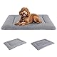 BVAGSS Hundebett Kleine Hunde Reversible, kühl und warm Matten Hundekissen, Waschbar Hundematte für klein mittel große Hunde XH080 (60x45cm,Grau)