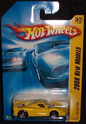 Hot Wheels 2008 Nuevos Modelos Amarillo Ferrari FXX Escala 1:64