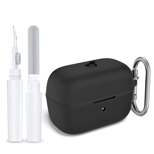 For Anker Soundcore C50i Anker Soundcore C50i ��p �\�t�g�V���R���ی�P�[�X�Z�b�g �������t�� �N���[�j���O�y������ (�u���b�N)