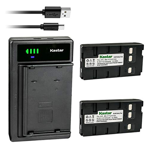 Kastar 2-Pack Battery and Smart USB Charger Replacement for Panasonic BP-12 BP-15 BP-17 BP-18 HHR-V20A/1B HHR-V214A/K HHR-V40A/1B PV-213A PV-214A PV-215A PV-B18 PV-BP15 PV-BP17 Battery