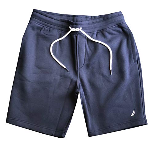 Nautica Mens Soft Cotton Fleece Jogger Gym Active Sweat Shorts