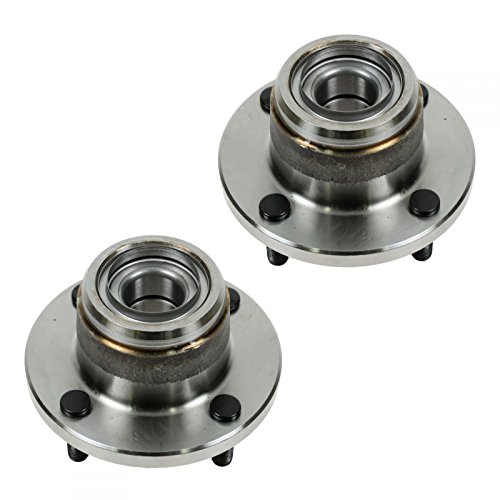 Image of TRQ Rear Left and Right Wheel Bearing and Hub Assembly Set 2 Piece Compatible with 2001-2004 Ford Focus with Rear Disc Brakes 2005-2006 Focus ZX4 ST 2007 Disc Brakes