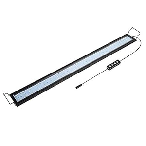 hygger 9W-32W Aquarium Light, Dimmable LED Aquarium Light with Timer, Aluminum Alloy Shell Extendable Brackets, External Controller, Full Spectrum Fish Tank Lights for Fish and Plant