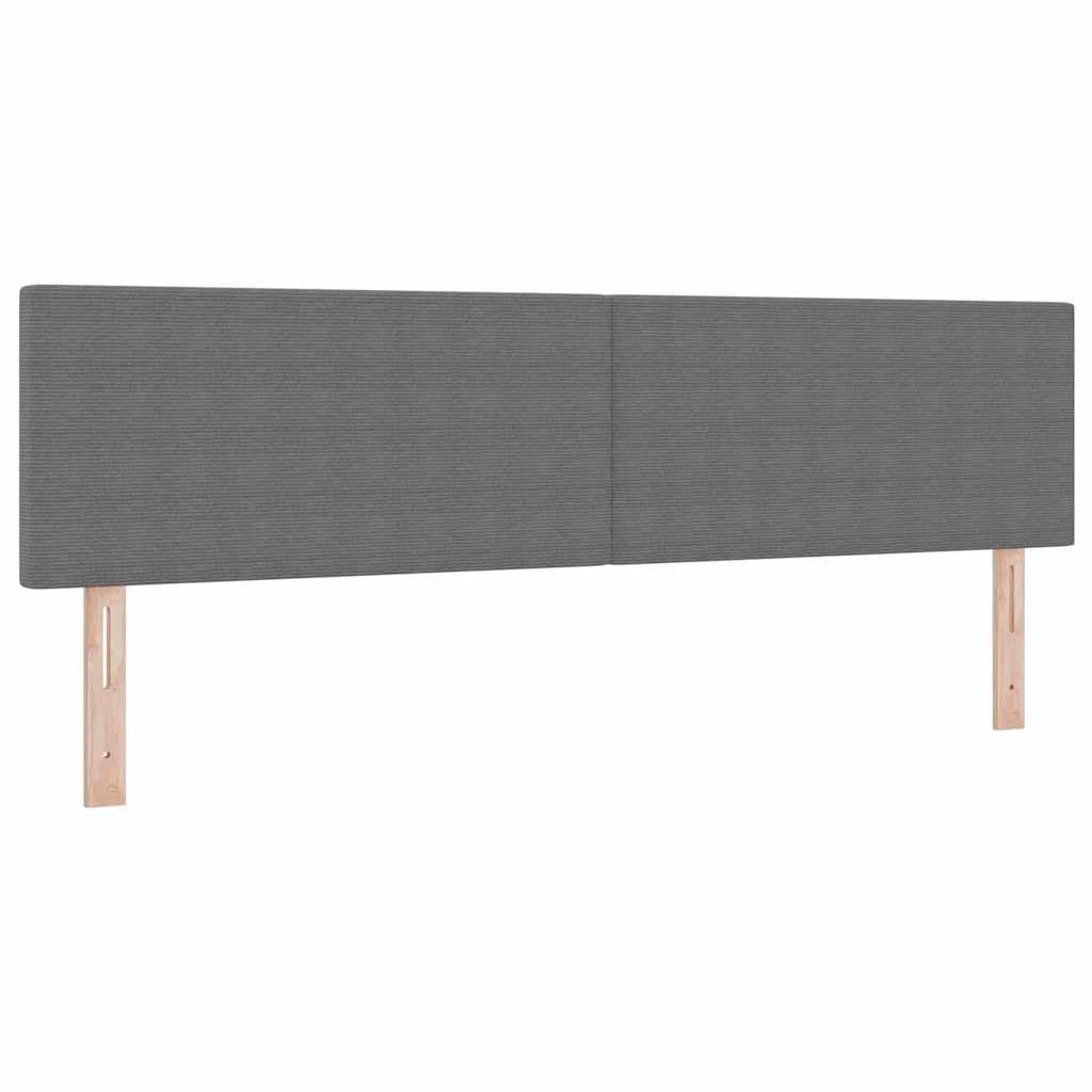 vidaXL Kopfteil 180 cm mit verstellbarer Höhe, gepolstert, wandmontiert