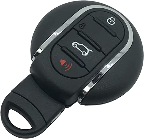 Funda llave inteligente Mini Cooper F56 F54 F60 rota reemplazo carcasa negra con espadín