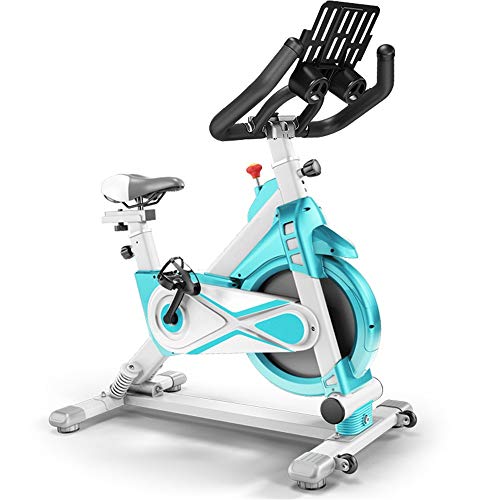 Bicicleta Estática de Spinning Fitness Deportes Indoor Bike con la tableta informática soporte silencioso bicicleta de spinning for el hogar y entrenamiento aeróbico Ejercicio Bicicleta De Fitness Cub