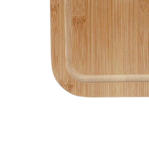 Mor - Conjunto Churrasco Bamboo Tábua Retangular 30Cm X 50Cm