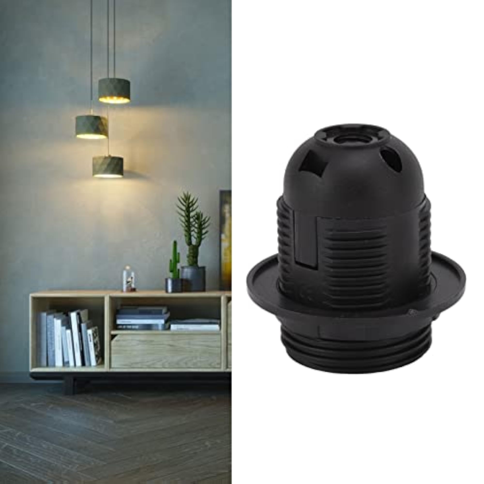 10Pcs Copper Core E27 Lamp Holder for Restaurant Use