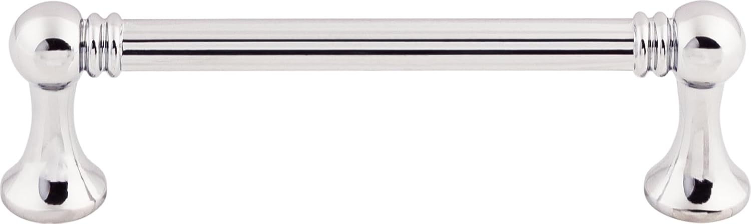 Top Knobs M1623 Edwardian Collection 3-3/4" Grace Pull, Polished Chrome