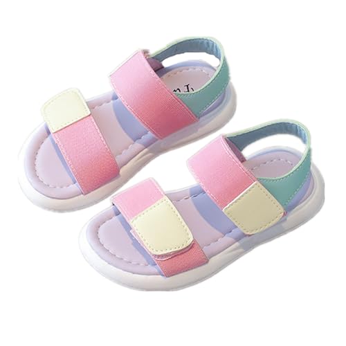 He&Yingmin Girls' Sandals Fashion Open Toe Sandals Children's Soft Sole Beach Shoes