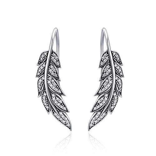 Boucles d'oreilles MOCHAMIK en plumes légères et pendantes pour femme