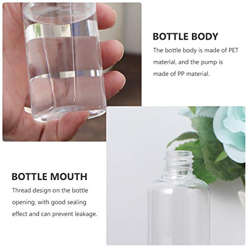 Frcolor – 12 frascos de plástico recarregáveis, loção vazia, shampoo, frascos de cosméticos, recipie