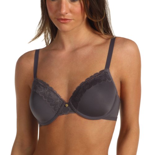 Natori Women's Hidden Glamour Full Fit Contour Underwire Bra, Gunmetal, 38D
