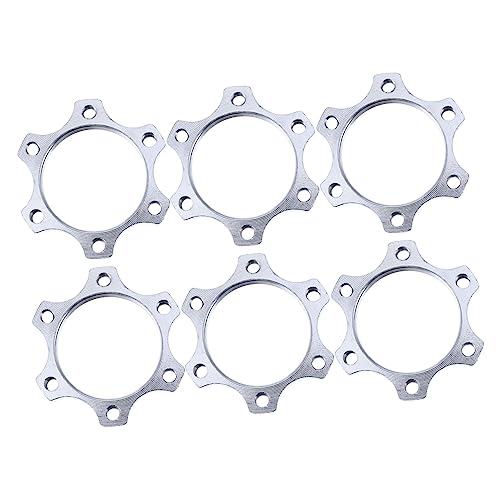 OSOLADY 6Pcs Adapter Conversion for Disc Brakes Flange for Mountain and Road Bikes and Disc Brake Hardware Enhance Your Cycling Experience