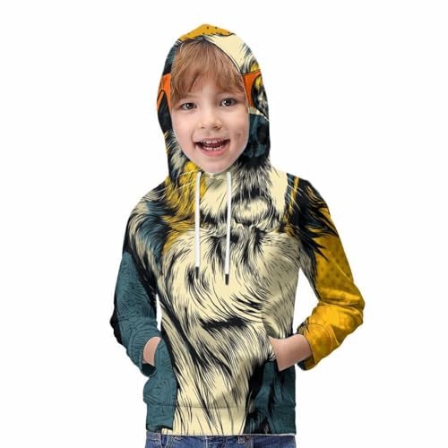 Sweat à capuche enfant pull confortable et résistant pour ado graphique - 4