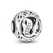 Produktbild NINGAN Charm-Anhänger, 925 Sterlingsilber, Motiv: Buchstabe des Alphabets, für Armbänder, kompatibel mit europäischen Armbändern