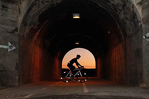 The Beam - Frame Flash - Reflective High-Visibility Bike Stickers for Bike Frames, Handlebars, and More- 8 Pre-cut Decals, Waterproof, Fits All Frame Types and Sizes