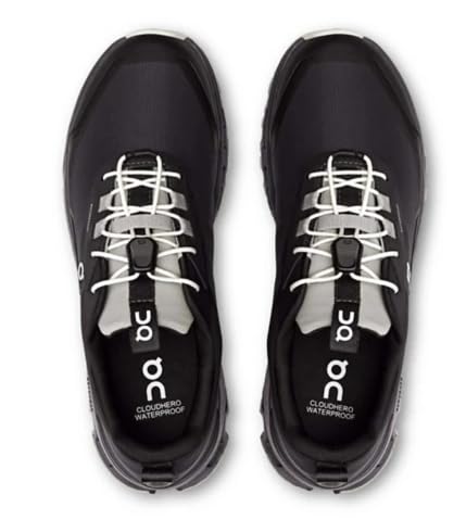 On Kids Cloudhero Waterproof (Big Sneaker, Magnet/Black, 6 US Unisex