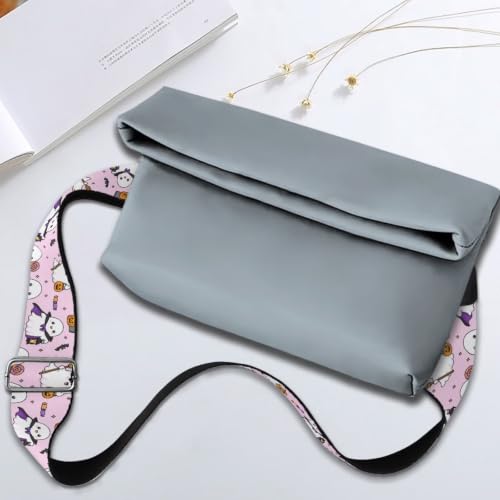 Image of Jeiento Wide Purse Strap Wide Shoulder Strap Adjustable Replacement Belt Soft Guitar Shoulder Straps for Women Girls Gifts