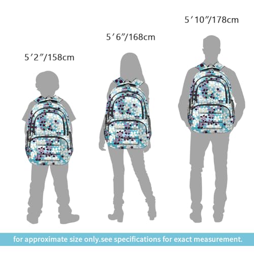 Image of rickyh style School Backpack Travel Bag for Men & Women Lightweight College Back Pack with Laptop Compartmen