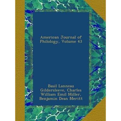 American Journal of Philology, Volume 43