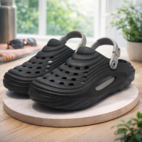 Image of FitFusion Clogs for Men & Women | Slip-On Casual Footwear with Adjustable Strap | Lightweight & Comfortable