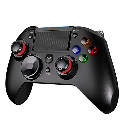 PICTEK PS4 Controller, 3-in-1 Wireless Gaming Controller with Vibration Turbo and Trigger Buttons, USB Controller Joystick Gamepad for Playstation 4, PS3, Windows, Android. 2020 New Version