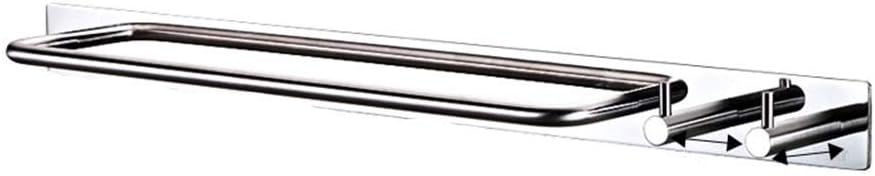 Bar-Stainless Steel Kitchen Towel Holder Rack Rag Rack Suction Wall Hook Up Punch Free Bathroom Hotel Towel Rod