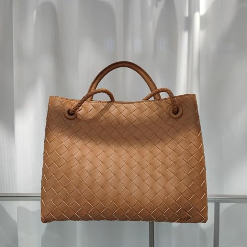 Genuine Leather Woven Bag for Women Small Tote Bag Hobo Bag Crossbody Bags Handmade Woven Purses Gift4